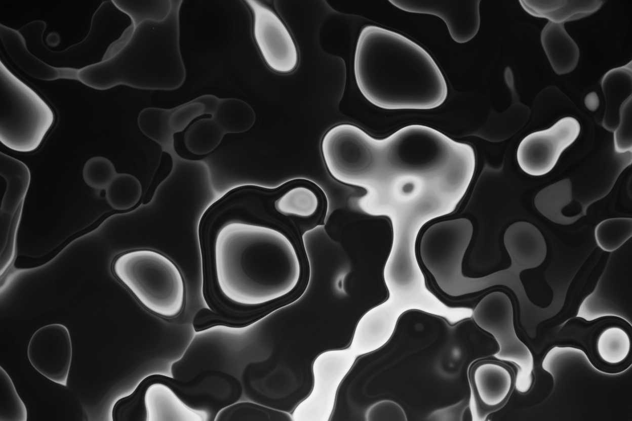 Black and white abstract lava lamp background